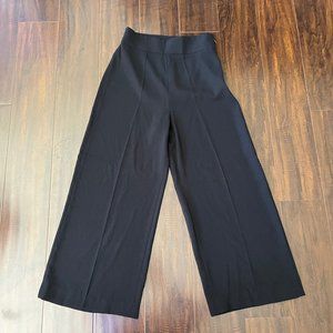 Zara Women’s XS High Rise Black Wide Reg Pants (Shortened hem by hand sewing)